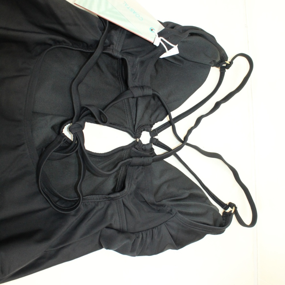 NWT  Keyhole Cut Out 1 PC Swimsuit L - Picture 7 of 8